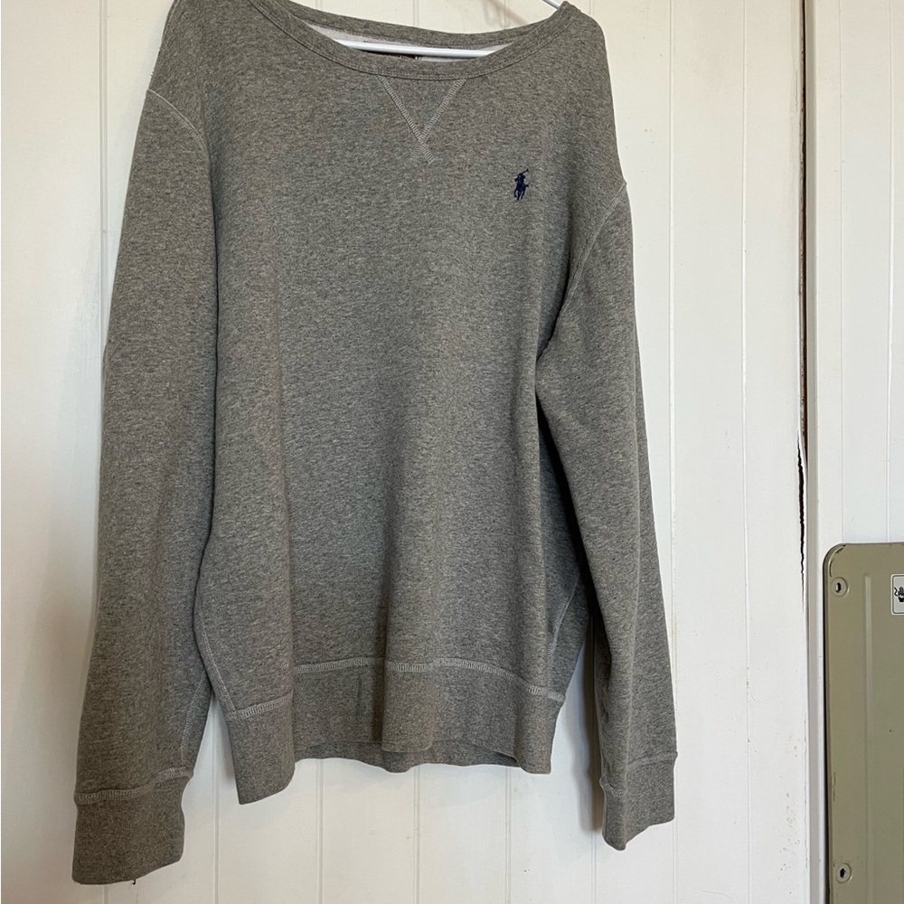 Ralph Lauren Fleece Pullover Grey Medium
